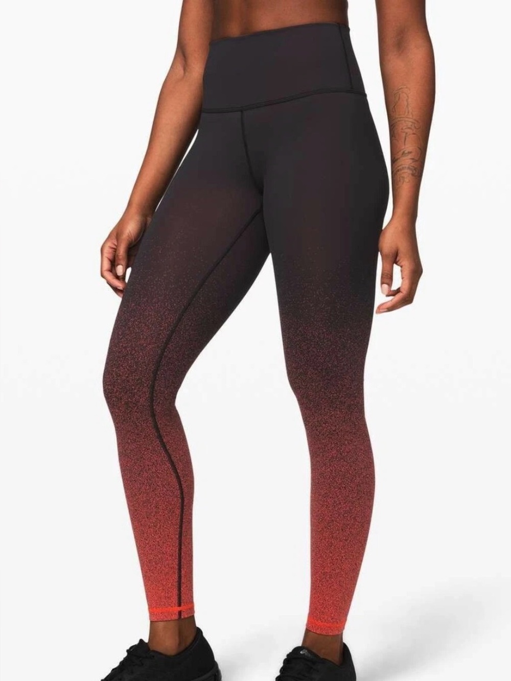 Lululemon Wunder Under High-Rise Tight Ombre Speckle Full-On Luon 28". Size 2